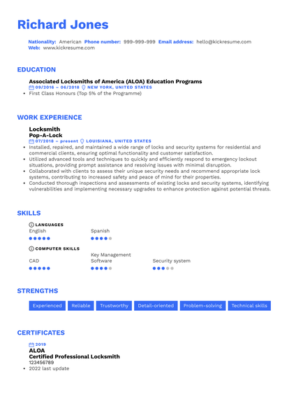 GIS Specialist Resume Sample