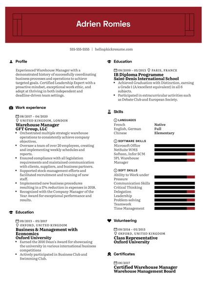 Cloud Project Manager Resume Sample