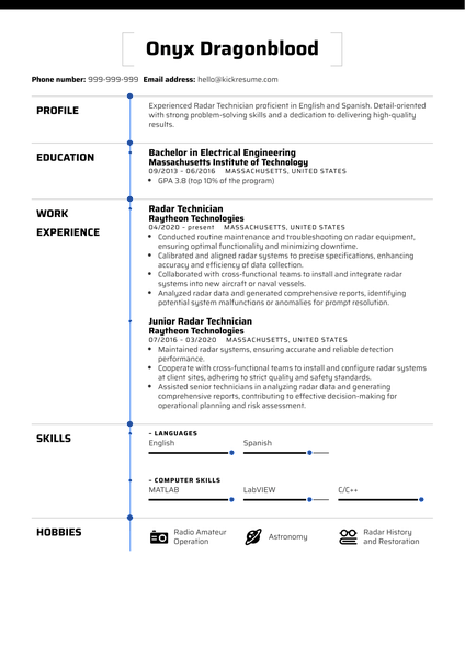 High School Resume Template