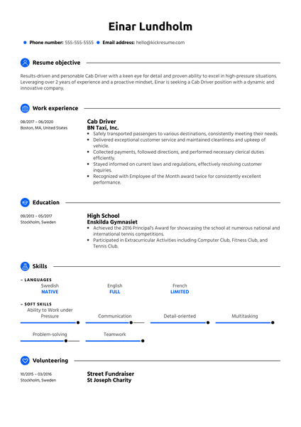 Engineering Technologist CV Template