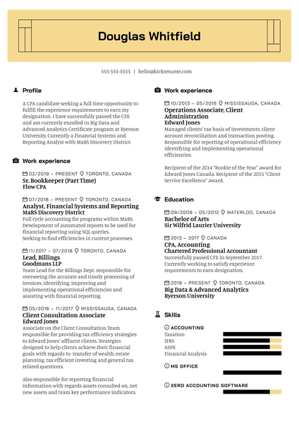 Budget Officer Resume Example