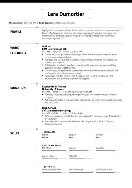 Financial Advisor Assistant Resume Sample