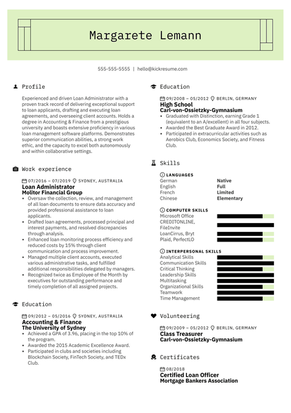 Tax Manager Resume Sample