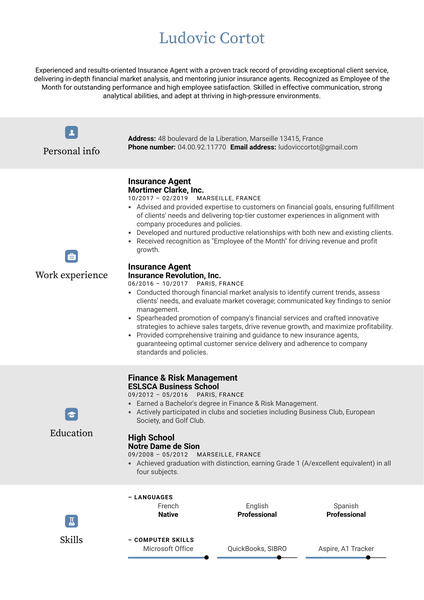 Corporate Secretary Resume Example