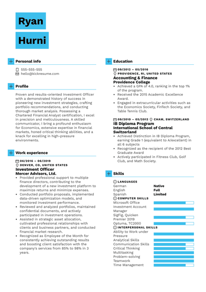 Casting Director Resume Sample