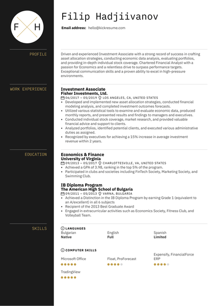 Creative Copywriter Resume Template