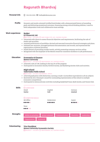 Marketing Copywriter Resume Sample