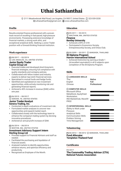 Project Manager, Journalist CV Sample