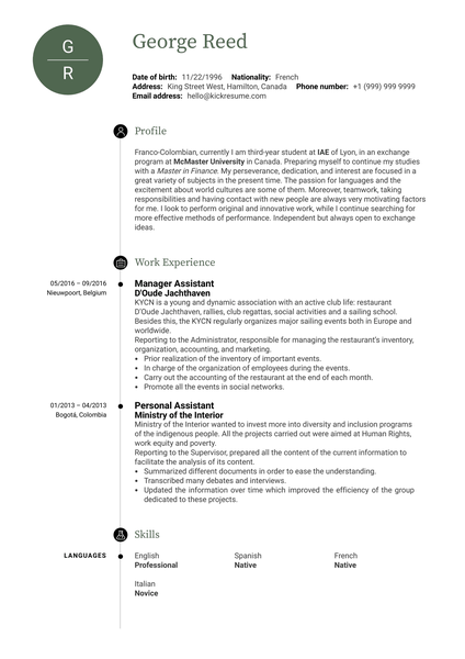 HubSpot Director of Business Development Resume Sample