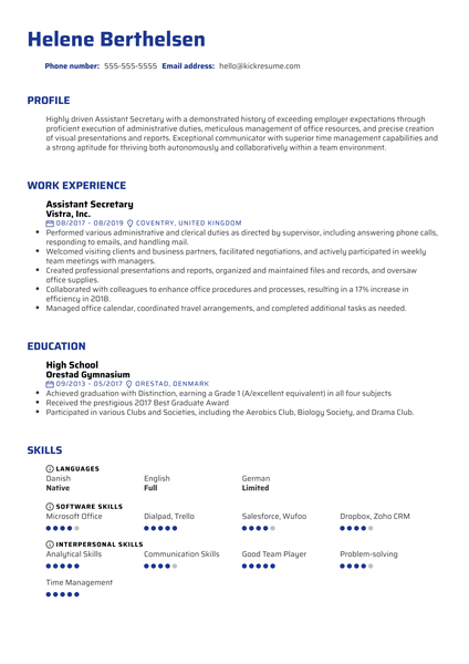 Travel Consultant Resume Sample