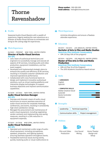 Supply Planner Resume Example