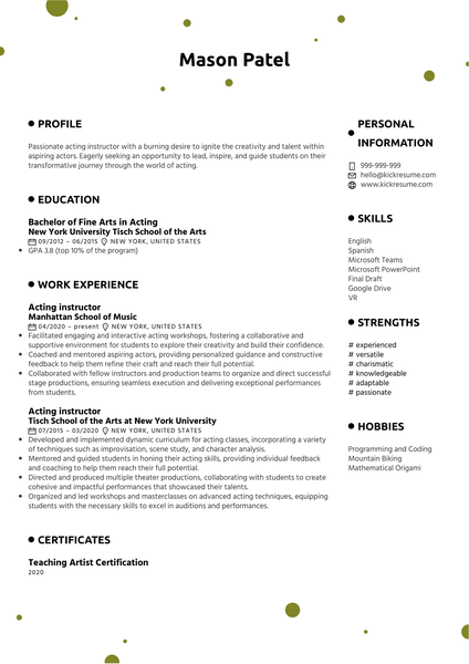 Purchasing Specialist Resume Example