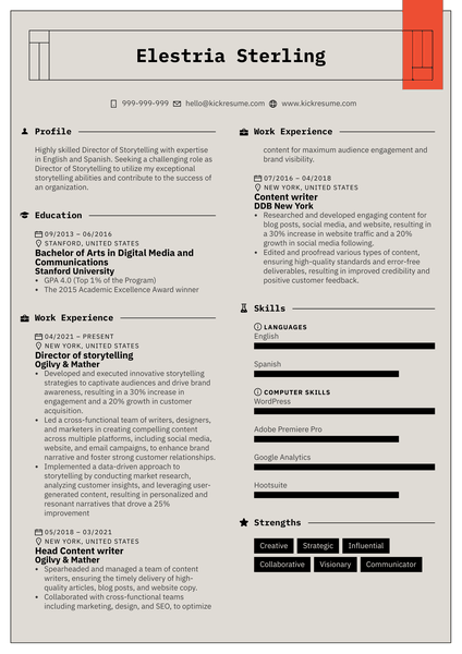 Carpenter Resume Example