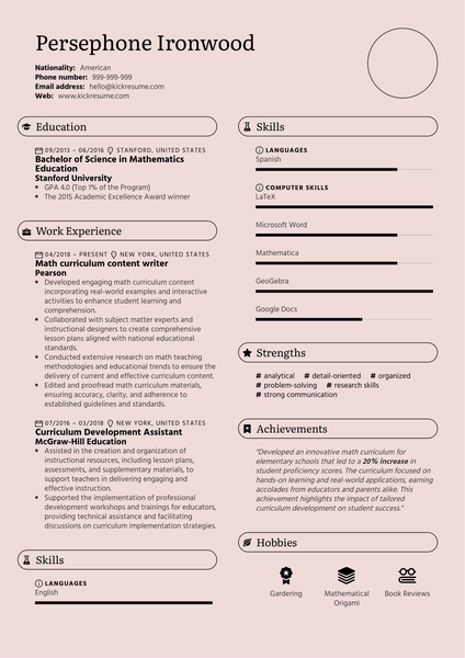 Call Center Agent Resume Template