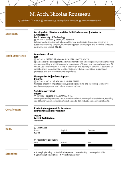 Karate Instructor Resume Sample