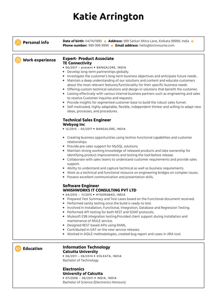 Social Educator Resume Example [ES]