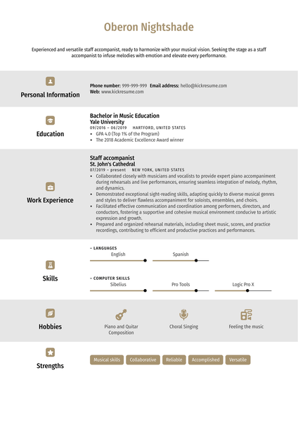 Teacher, Researcher Resume Sample