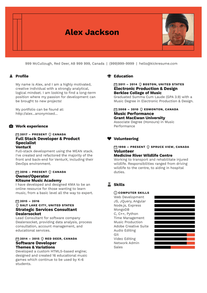 Sheridan College	Teacher's Assistant - Java Intern Resume Example