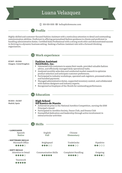 Youth Worker Resume Example