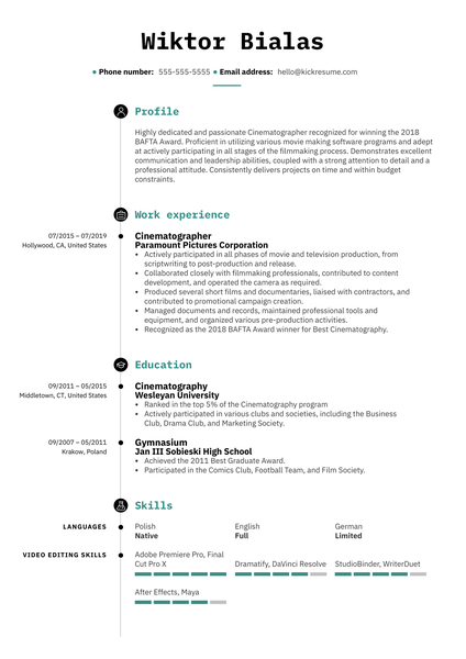 Electrical Engineer Resume Sample