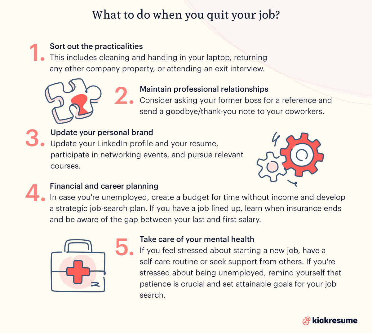 What to do when you quit your job